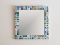 Square Shape Flexible Self Adhesive Non-Glass Mirror Sticker